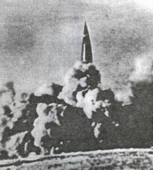Пуск ракеты Р-2