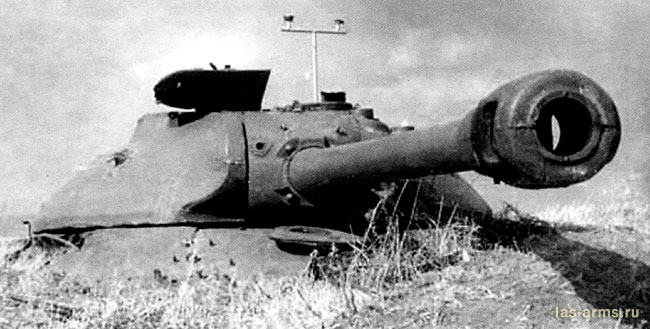 Долговременная огневая точка - танк ИС-3. Дальний Восток, начало 1970-х гг.