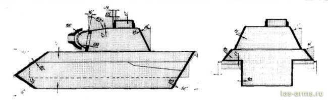 Схема бронирования танка